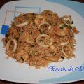ARROZ CHAUFA, DOS VERSIONES: CON MARISCO Y CON[...]