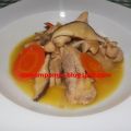 Escabeche casero de pollo y setas