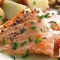 SALMON EN SALSA BLANCA