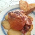 Muslos de pato confitado en su grasa.