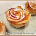 ROSAS DE HOJALDRE Y MANZANAS