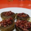 CHAMPIÑONES A LA PLANCHA CON JAMÓN