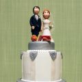 TARTA DE BODA BORDADA PARA JUAN IGNACIO Y ROCIO