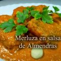 Merluza en salsa de almendras