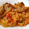 Arroz con conejo y/o pollo en olla GM
