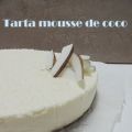 Tarta mousse de coco
