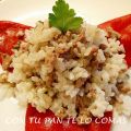 ARROZ CON CARNE PICADA