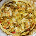 Tarta salada de pollo a la mexicana
