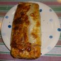 Rollito de mermelada de fresa con jamón york y[...]