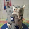 Tarta torre de fantasmas ... boooh!!!