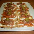 TOSTA PLANA DE CREMA DE QUESO, HUEVO, ATÚN Y[...]