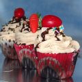 MUFFINS DE CHOCOLATE Y NUECES CON DULCE DE LECHE