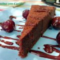 TARTA HÚMEDA DE CHOCOLATE CON ALMENDRAS