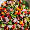 ENSALADA DE MARISCOS Y PIPIRRANA