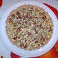 TORTA SALATA DI CECI, SALSICCIA E PISTACCHI