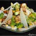 Ensalada de pollo con salsa César