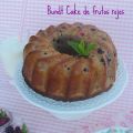 Bundt cake de frutos rojos