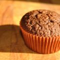 Magdalenas de brownie con nueces