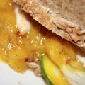sandwich de pollo con mango chutney /[...]
