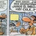 pongame un cafe y un croissant