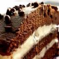 Torta helada con cookies de chocolate