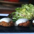 FALAFEL DE CASTAÑAS CON CREMA DE HINOJO