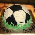 Tarta balón de futbol
