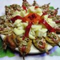 Sardinas rellenas con tomates aliñados