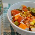 Ensalada de lentejas con arroz