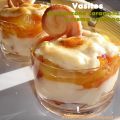 Vasitos de manzana caramelizada y crema Catalana