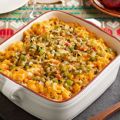 Macarrones con queso y sofrito