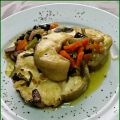 CONGRIO CON VERDURAS Y SETAS