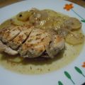 Pollo a la Sidra con Ensalada