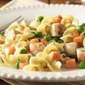 Fideos con pollo