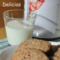 Galletas de arándanos, avena y almendras