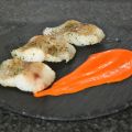 Abadejo al Horno con salsa de piquillos