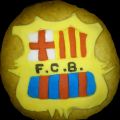 ESCUDOS DEL BARÇA, MADRID Y ATLÉTICO.