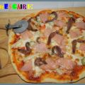 Pizza de salmón y anchoas