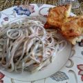 ESPAGUETIS AL ROQUEFORT RÁPIDOS