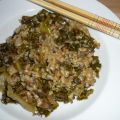 Risotto de repollo rizado!