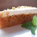 Tarta de zanahoria con crema de queso