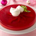 Postre de gelatina  Nochebuena
