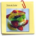Torre de frutas