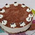 TARTA BROWNIE DE CHOCOLATE CON MOUSSE DE BAILEYS