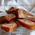 Torrijas rellenas de chocolate blanco y nueces