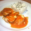 PECHUGA DE POLLO EN SALSA DE HORTALIZAS