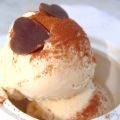 Helado de capuchino con heladera