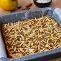 Avena horneada con manzana, canela, y almendra