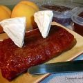Carne o dulce de melocotón