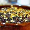 Gratinado de arroz con azukis